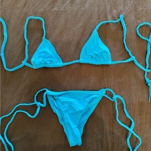 Vibrant Blue Bikini Set